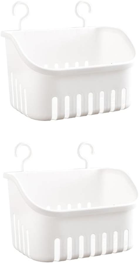 IMIKEYA 2 X Hanging Storage Basket Multifunctional Wall Basket