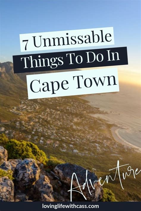 7 Things To Do In Cape Town South Africa Travel Cape Town Travel