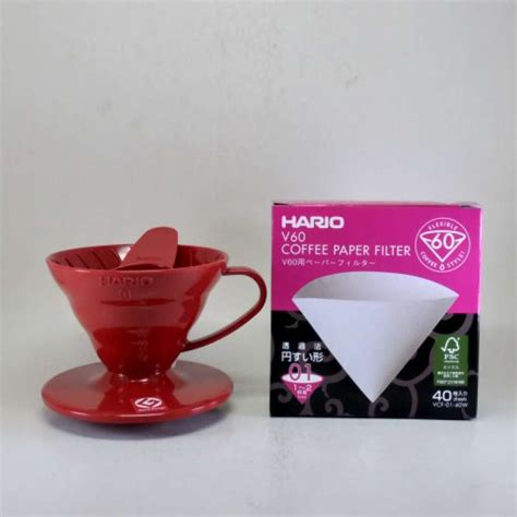 Promo Paket Hario V Coffee Dripper With Paper Filter Size Pour