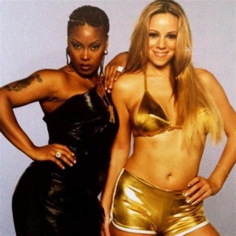 Mariah and Da Brat on the set of the video for the Heartbreaker remix, 1999. : r/MariahCarey