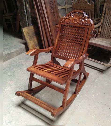 Sheesham Wood Wooden Rocking Chair Without Cushion At Rs In