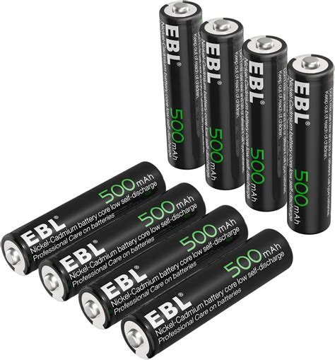 Gsuiveer Ni Mh Aaa 600mah 1 2v Triple A Rechargeable Batteries For Outdoor Garden