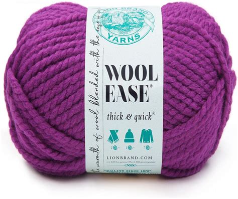 Lion Brand Yarn Company 640 191 Wool Ease Thick Quick Yarn Lollipop