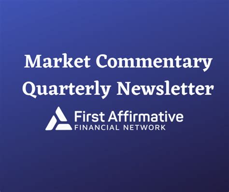 Market Commentary April First Affirmative Financial Network