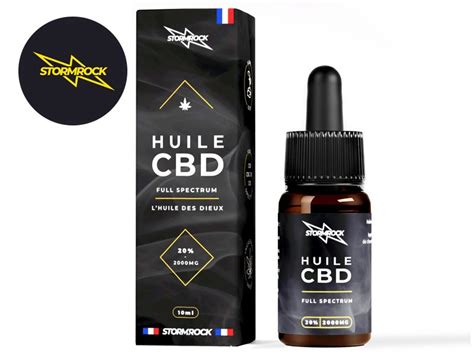 Huile CBD 20 Bio Stormrock 10ml HuileCBD Fr