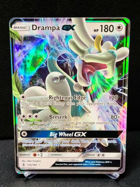 Pokemon Tcg Drampa Gx Guardians Rising Nm Values Mavin