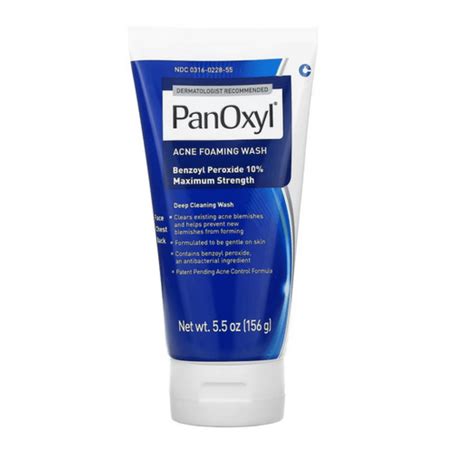 Panoxyl Panoxyl Acne Foaming Wash Benzoyl Peroxide 10 Maximum