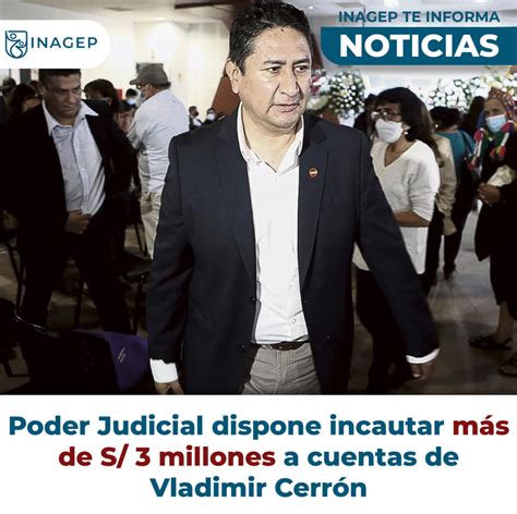 Poder Judicial dispone incautar más de S 3 millones a cuentas de