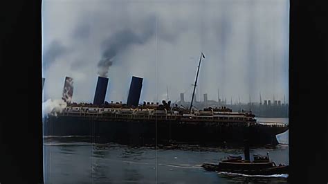 4k 60fps Colorized 1915 The Loss Of The RMS Lusitania And 1 198