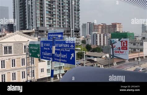 Bangkok Road Signs Stock Videos Footage HD And 4K Video Clips Alamy