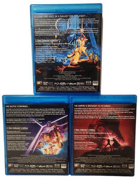 Star Wars Despecialized Edition Trilogy 9 Disc Blu Ray Set