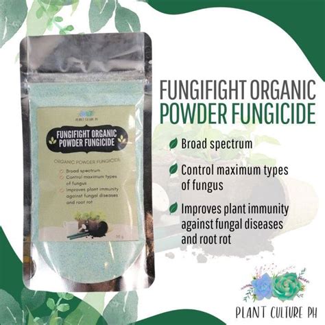 Fungi Fight Organic Powder Fungicide Plants Houseplants Flowers Cactus Succulents Trees Lazada Ph