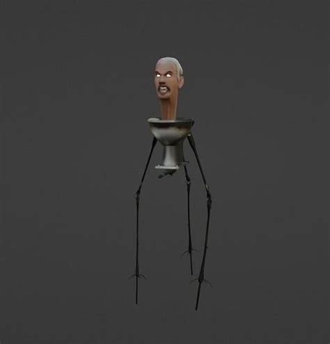 Strider Skibidi 3D model rigged | CGTrader