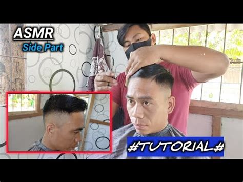 ASMR Potong Rambut Model Sejuta Umat Side Part Tutorial Potong