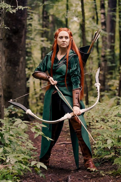 Tauriel Kostüm Hobbit Elfen Cosplay Kostüm Etsy