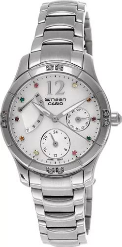 Reloj Mujer Casio Sheen Shn 3016dp 7adr Agente Oficial