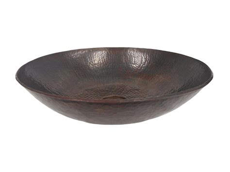 14 Round 16 Gauge Copper Vessel Bathroom Sink Sale