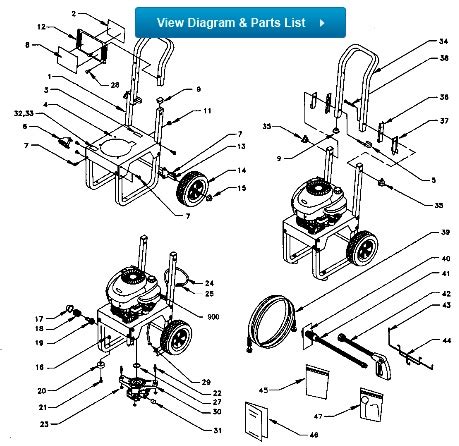 Sears & Craftsman Pressure Washer model 580761810 replacement parts and ...