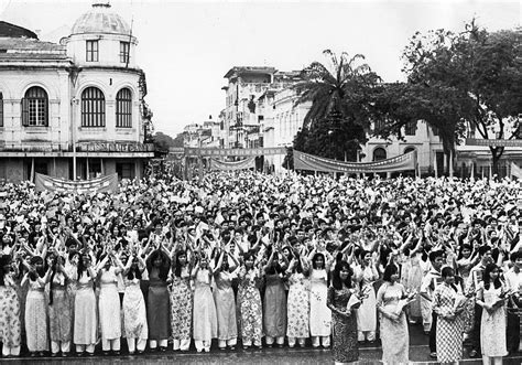 Socialist Republic Of Vietnam One Of Many Gatherings Of Working People