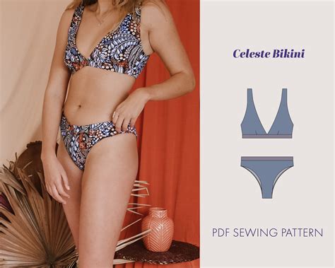 Bikini Pattern Swimsuit Pattern Sewing Patterns Triangle