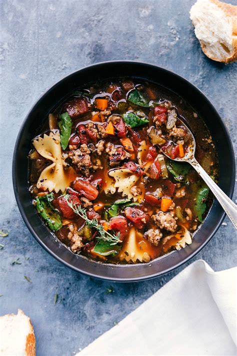 Pasta Soup With Sausage Chelseas Messy Apron