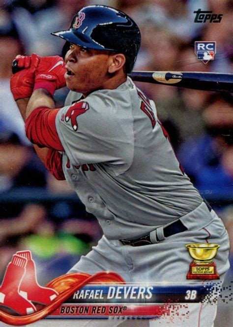 Rafael Devers 2018 Topps 18 Base Batting Price Guide Sports Card