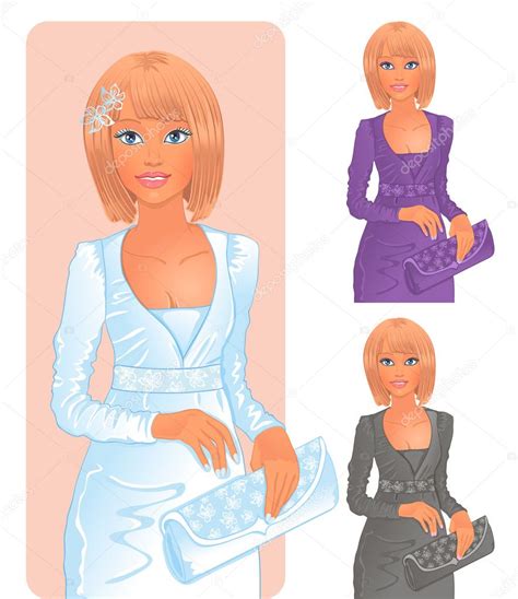 Women In Elegant Dresses Vector Image By Tory Vector Stock