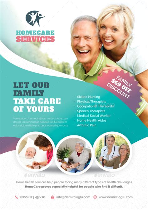 Home Care Flyer Bundle Templates Print Templates Graphicriver