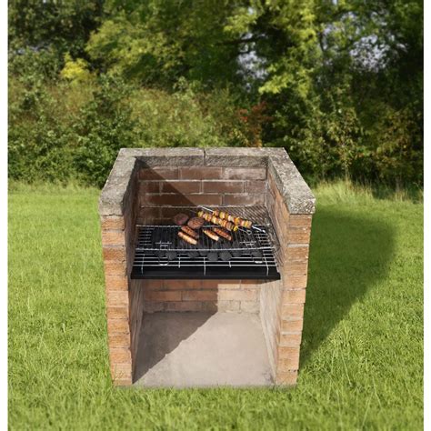 Wilko Brick Bbq Diy Bbq Fire Pit Backyard