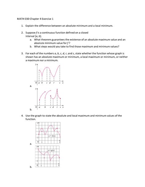 Math 030 Chapter 4 Exercise 1 Math 030 Chapter 4 Exercise 1 Explain