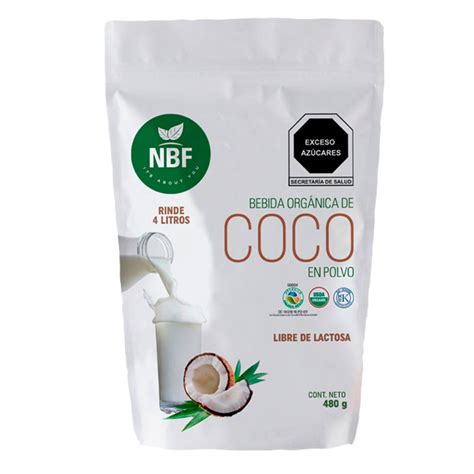 Bebida De Coco Org Nico En Polvo Nbf Market