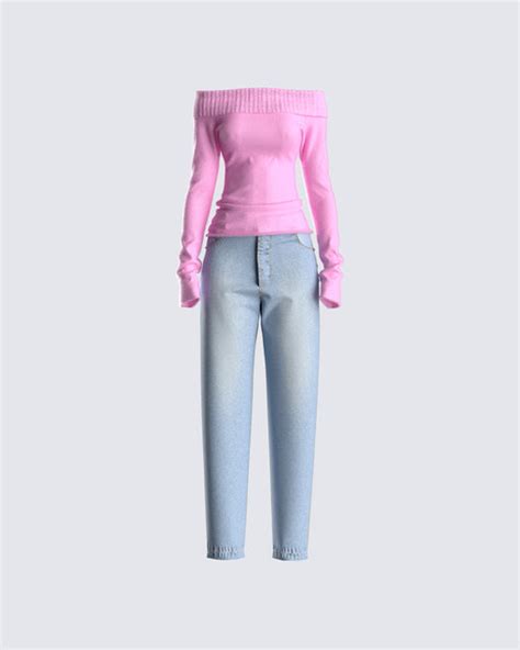 Lorraine Pink Sweater Knit Top