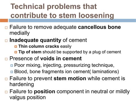 Aseptic Loosening Total Hip Arthroplasty Ppt