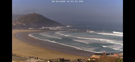 Zurriola Beach In San Sebastian The Basque Country Located In Northern