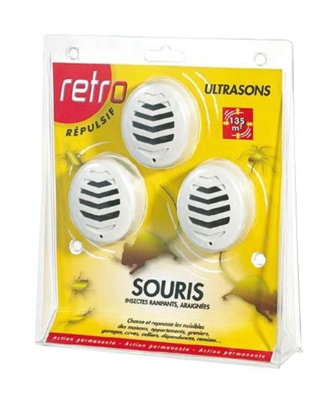 Retro R Pulsif Ultrasons Souris Insectes Rampants M Lot De