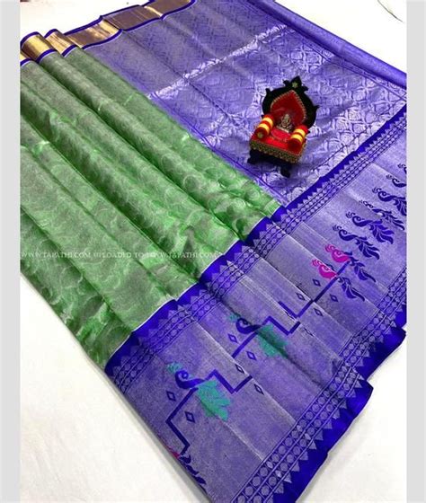 Kuppadam Silk Sarees Kuppadam Saree With Kanchi Border Saree Design