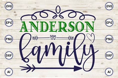 Anderson Family Graphic by ArtUnique24 · Creative Fabrica