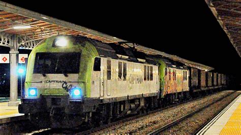 Noche De Trenes De Mercancias En Aranjuez Y Madrid Renfe Mercancias