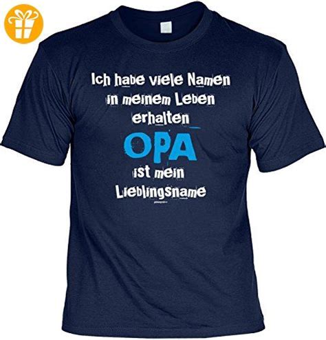 Opa Sprüche Tshirt cooles für Großvater Opa ist mein Lieblingsname