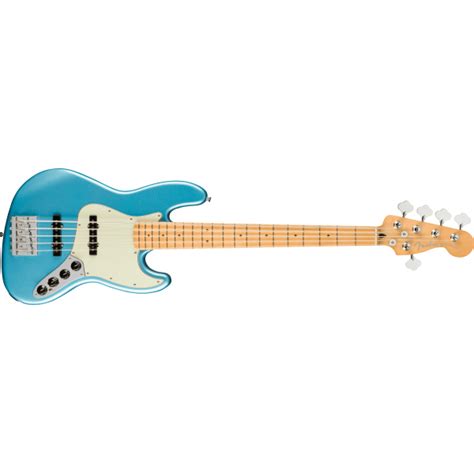 Fender Player Plus Jazz Bass V 5 String Bass Maple Fingerboard Opal Spark Mim