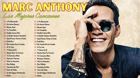 Marc Anthony Mix 2024 20 Mejores Canciones Sus Mejor Exitos Marc