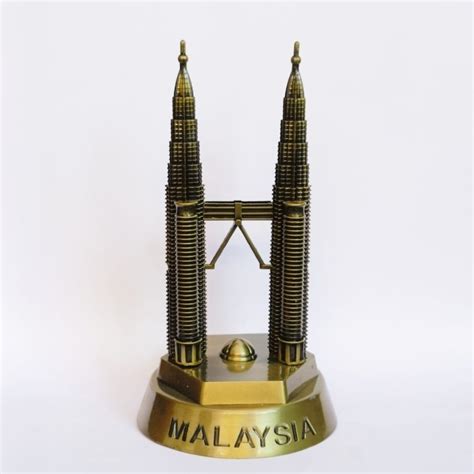 Jual Miniatur Petronas Twin Tower Souvenir Dari Negara Malaysia