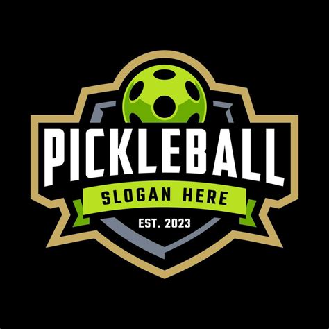 Pickleball Vector Template Logo Design 26046243 Vector Art At Vecteezy