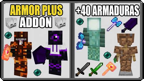 👉 40 Nuevas Armaduras Para Minecraft Pe 1 16 Habilidades Armaduras Y