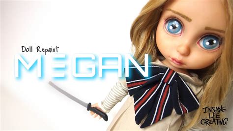 Doll Repaint Of Megan M Gan Doll With Weapon Youtube