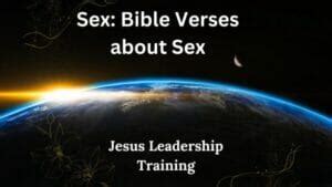 Sex Bible Verses About Sex