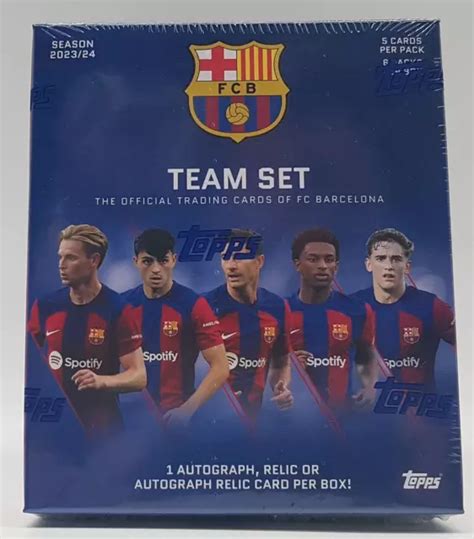 Topps Fc Barcelona Official Team Set Soccer Chance Auf