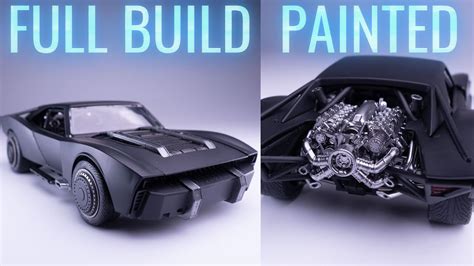 The Batman Batmobile Bandai Model Kit Full Build Youtube