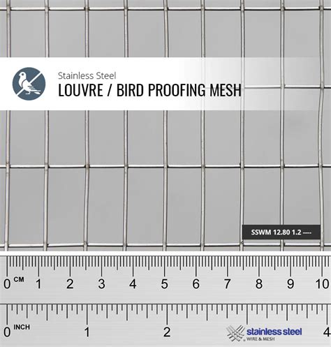 Louvre Bird Proofing Mesh Stainless Steel Wire Mesh