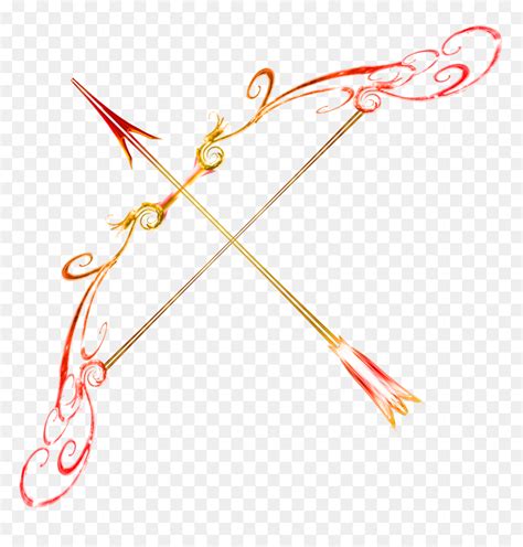 Fire Bow And Arrow Hd Png Download Vhv